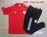 Ajax Polo Tracksuit Red 2020/21