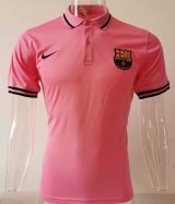 2020/21 Barcelona Pink Polo Short Jersey