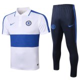 Chelsea Polo Tracksuit White 2020/21