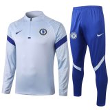 Chelsea Training Suit Light Grey 2020/21