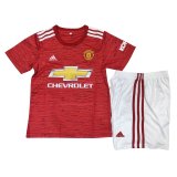 Manchester United Home Soccer Jersey Kit Kids 2020/21