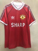 Manchester United Retro Home Soccer Jerseys Mens 1990-1992