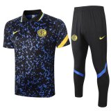 Inter Milan Polo Tracksuit Color Blue 2020/21