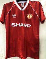 Manchester United Retro Home Red Soccer Soccer Jerseys Mens 1988-1990