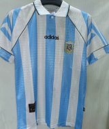 Argentina Home Retro Soccer Jerseys Mens 1996/97