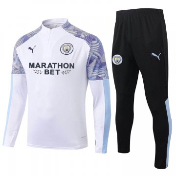 Manchester City Training Suit White 2020/21