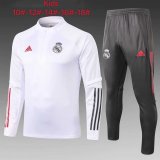 Kids Real Madrid Training Suit White 2020/21