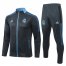 2021-2022 Real Madrid Jacket + Pants Training Suit Dark Gray