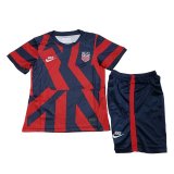 Kids 2021-2022 USA Away Soccer Kit