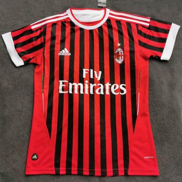 AC Milan Retro Home Soccer Jerseys Mens 2011-2012
