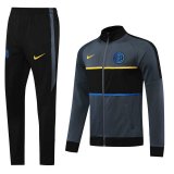 2020/21 Inter Milan Grey Jacket Tracksuit