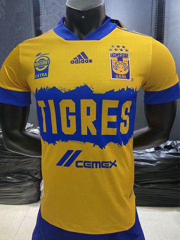 Tigres UANL Home Soccer Jerseys Mens 2020/21 - Player Version