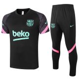 Barcelona Short Training Suit Black 2020/21