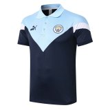 Manchester City Polo Shirt Blue 2020/21