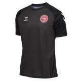 2022 Denmark Black Soccer Jersey