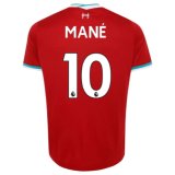 MANE #10 Liverpool Home Soccer Jerseys 2020/21(League Font)
