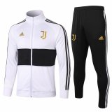 Juventus Jacket + Pants Training Suit White-Black 2020/21