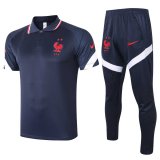 France Polo Tracksuit Navy 2020/21