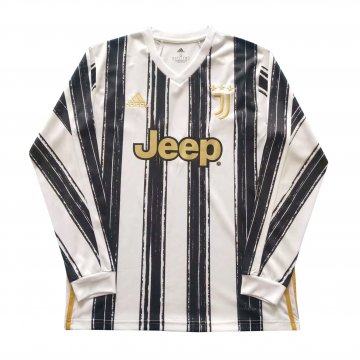 Juventus Home Jersey Long Sleeve Mens 2020/21