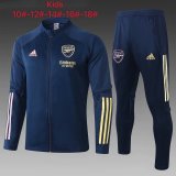 Kids Arsenal Jacket + Pants Training Suit Navy 2020/21