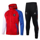 PSG x Jordan Hoodie Jacket + Pants Training Suit Red 2020/21