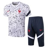 France Short Training Suit White 2020/21