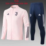 Kids Juventus Jacket + Pants Training Suit Pink 2020/21