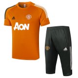 Manchester United Short Training Suit Orange 2020/21