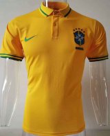 Brazil Yellow Polo Short Jersey 2020/21