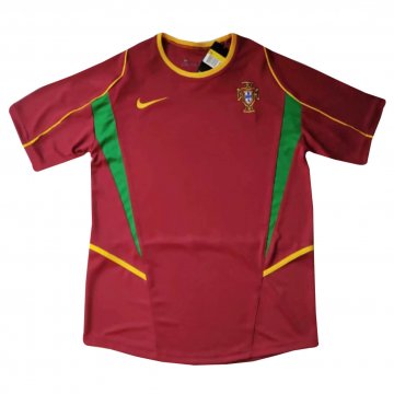 Portugal Retro Home Soccer Jerseys Mens 2002