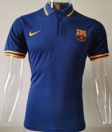 2020/21 Barcelona Blue Polo Short Jersey