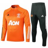 Manchester United Training Suit Orange 2020/21