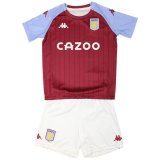 Aston Villa Home Kids Football Kit 20/21