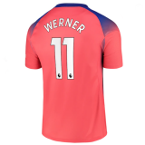 WERNER #11 Chelsea Third Soccer Jersey 2020/21 (League Font)