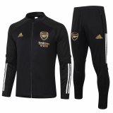 Mens Arsenal Jacket + Pants Training Suit Black 2020/21