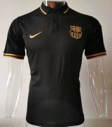 2020/21 Barcelona Black Polo Short Jersey