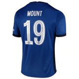 MOUNT #19 Chelsea Home Soccer Jersey 2020/21 (UCL Font)