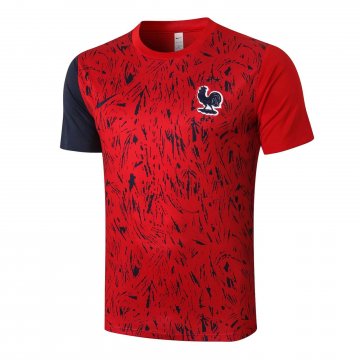 France Short Training Red Soccer Jerseys Mens 2020/21