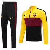2020/21 Rome Black Red Yellow Jacket Tracksuit