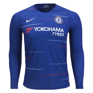 Chelsea Home Soccer Jerseys Long Sleeve Mens 2018/19