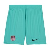 Barcelona Third Green Shorts Mens 2020/21