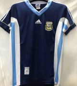 Argentina Away Retro Soccer Jerseys Mens 1998