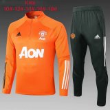 Kids Manchester United Training Suit Orange 2020/21