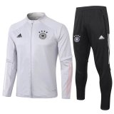 Germany Jacket + Pants Training Suit Light Grey 2020/21