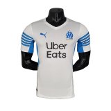 2021-2022 Marseille Player Version Home Soccer Jersey