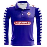 ACF Fiorentina Retro Home Long Sleeve Soccer Jerseys Mens 1998-1999