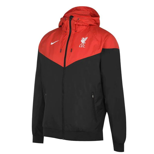 Liverpool All Weather Windrunner Jacket Red - Black 2020/21