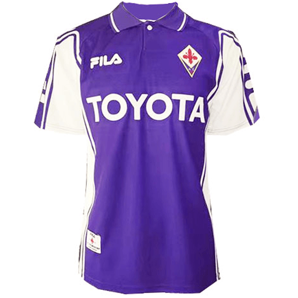 ACF Fiorentina Retro Home Soccer Jerseys Mens 1999-2000